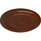 Ekena Millwork Small Alexandria Medallion (Canopies up to 4 5/8"), 7 7/8"OD x 3/4"P, Burnished Mahogany Crackle CM07ALBMC - alternate 4